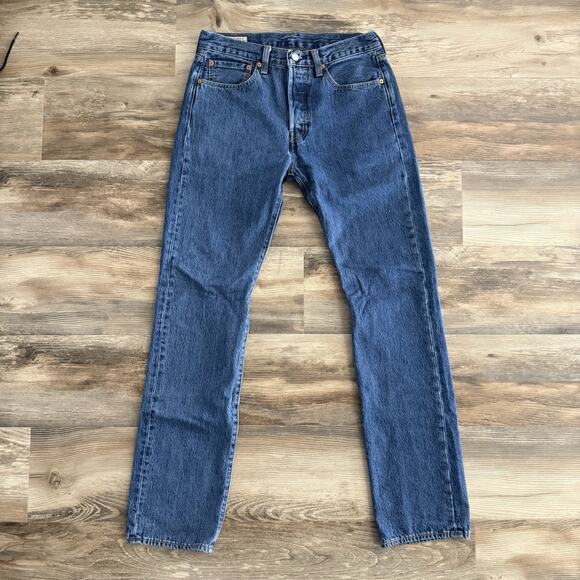 Levi’s 501 Big E Button-Fly Jeans W31 L34 – Mexico Straight Leg Levi’s Premium - Picture 1 of 9